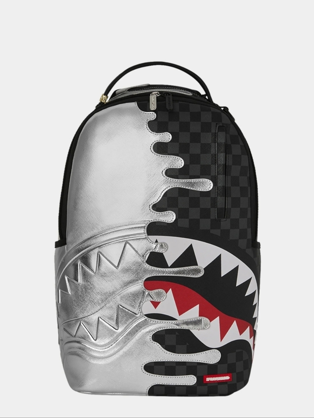 Sprayground Silver Side Drip Backpack